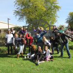 Students take a break from their studies.